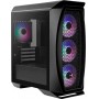 Купить ᐈ Кривой Рог ᐈ Низкая цена ᐈ Корпус AeroCool Aero One Mini Frost-G-BK-v1 (ACCS-PB18043.11) Black без БП