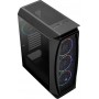 Купить ᐈ Кривой Рог ᐈ Низкая цена ᐈ Корпус AeroCool Aero One Eclipse-G-BK-v1 (ACCM-PB17143.11) Black без БП