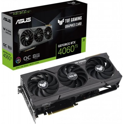 Купить ᐈ Кривой Рог ᐈ Низкая цена ᐈ Видеокарта GF RTX 4060 Ti 8GB GDDR6 TUF Gaming OC Asus (TUF-RTX4060TI-O8G-GAMING)