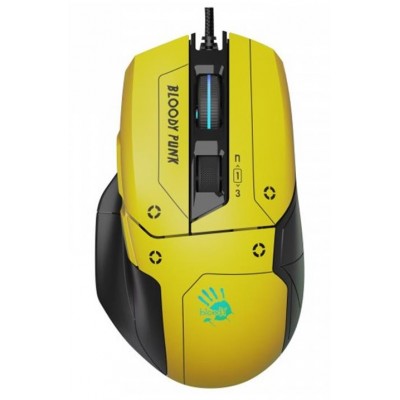 Купить ᐈ Кривой Рог ᐈ Низкая цена ᐈ Мышь A4Tech Bloody W70 Max Punk Yellow