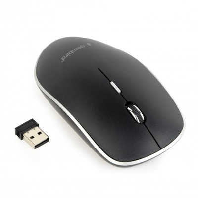 Купить ᐈ Кривой Рог ᐈ Низкая цена ᐈ Мышь беспроводная Gembird MUSW-4B-01 Black USB