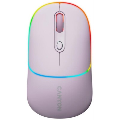 Купить ᐈ Кривой Рог ᐈ Низкая цена ᐈ Мышь беспроводная Canyon MW-22 Dual Band RGB Wireless Pearl Rose (CNS-CMSW22PR)