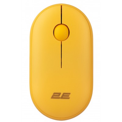 Купить ᐈ Кривой Рог ᐈ Низкая цена ᐈ Мышь беспроводная 2E MF300 Silent WL BT Sunny yellow (2E-MF300WYW)