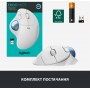 Купить ᐈ Кривой Рог ᐈ Низкая цена ᐈ Мышь Bluetooth Logitech Ergo M575 White (910-005870)