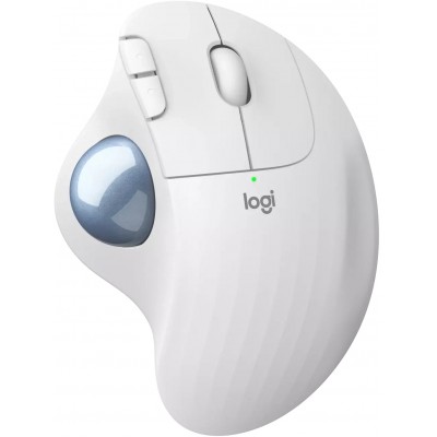 Купить ᐈ Кривой Рог ᐈ Низкая цена ᐈ Мышь беспроводная Logitech Trackball Ergo M575 For Business Off White (910-006438)