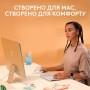 Купить ᐈ Кривой Рог ᐈ Низкая цена ᐈ Мышь беспроводная Logitech Lift for Mac Vertical Ergonomic White (910-006477)