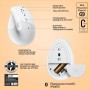 Купить ᐈ Кривой Рог ᐈ Низкая цена ᐈ Мышь беспроводная Logitech Lift for Mac Vertical Ergonomic White (910-006477)