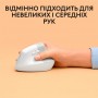 Купить ᐈ Кривой Рог ᐈ Низкая цена ᐈ Мышь беспроводная Logitech Lift for Mac Vertical Ergonomic White (910-006477)