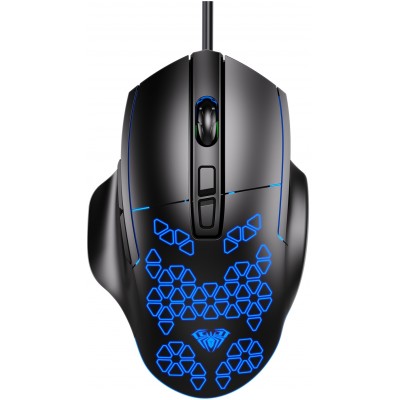 Купить ᐈ Кривой Рог ᐈ Низкая цена ᐈ Мышь Aula F812 Wired gaming mouse with 7 keys Black (6948391213132)