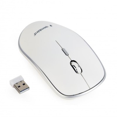 Купить ᐈ Кривой Рог ᐈ Низкая цена ᐈ Мышь беспроводная Gembird MUSW-4B-01-W White USB