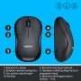 Купить ᐈ Кривой Рог ᐈ Низкая цена ᐈ Мышь беспроводная Logitech M220 Silent Charcoal (910-004878)