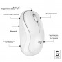 Купить ᐈ Кривой Рог ᐈ Низкая цена ᐈ Мышь беспроводная Logitech M240 Silent Off White (910-007120)