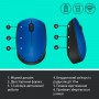 Купить ᐈ Кривой Рог ᐈ Низкая цена ᐈ Мышь беспроводная Logitech M171 Blue/Black (910-004640)