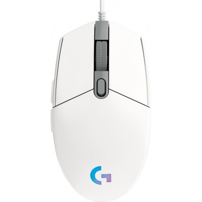 Купить ᐈ Кривой Рог ᐈ Низкая цена ᐈ Мышь Logitech G102 Lightsync White (910-005824)