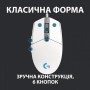 Купить ᐈ Кривой Рог ᐈ Низкая цена ᐈ Мышь Logitech G102 Lightsync White (910-005824)