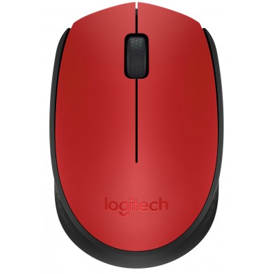 Купить ᐈ Кривой Рог ᐈ Низкая цена ᐈ Мышь беспроводная Logitech M171 Red/Black (910-004641)