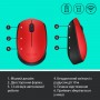 Купить ᐈ Кривой Рог ᐈ Низкая цена ᐈ Мышь беспроводная Logitech M171 Red/Black (910-004641)