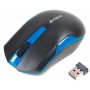 Купить ᐈ Кривой Рог ᐈ Низкая цена ᐈ Мышь беспроводная A4Tech G3-200N Black/Blue USB V-Track