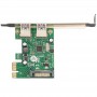 Купить ᐈ Кривой Рог ᐈ Низкая цена ᐈ Контроллер Frime NEC720202 (ECF-PCIEtoUSB004.LP) PCI-E-2xUSB3.0