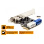 Купить ᐈ Кривой Рог ᐈ Низкая цена ᐈ Плата расширения Frime PCI-E to USB3.0 (2 порта) +19pin VIA VL805 (ECF-PCIEtoUSB005.LP)