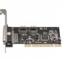 Купить ᐈ Кривой Рог ᐈ Низкая цена ᐈ Контроллер Frime MCS9865 (ECF-PCIto2S1PMCS9865.LP) PCI-2xRS232+1xLTP