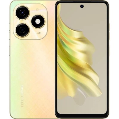 Купить ᐈ Кривой Рог ᐈ Низкая цена ᐈ Смартфон Tecno Spark 20 (KJ5n) 8/128GB Dual Sim Neon Gold (4894947013560); 6.6" (1612х7200) 