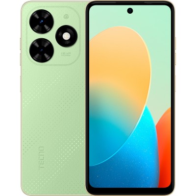 Купить ᐈ Кривой Рог ᐈ Низкая цена ᐈ Смартфон Tecno Spark Go 2024 (BG6) 4/128GB Dual Sim Magic Skin Green (4894947010590); 6.56" 