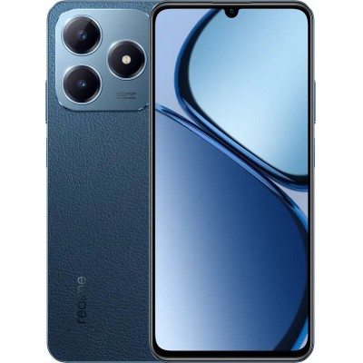 Купить ᐈ Кривой Рог ᐈ Низкая цена ᐈ Смартфон Realme C63 6/128GB (RMX3939) Leather Blue; 6.75" (1600х720) IPS / Unisoc Tiger T612