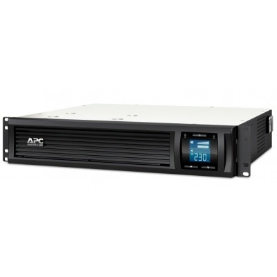 Купить ᐈ Кривой Рог ᐈ Низкая цена ᐈ ИБП APC Smart-UPS C RM 2000VA LCD, Lin.int., 6 x IEC, RJ-45, USB, LCD, металл (SMC2000I-2U)