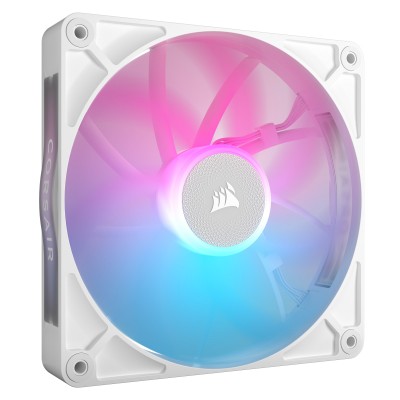 Купить ᐈ Кривой Рог ᐈ Низкая цена ᐈ Вентилятор Corsair iCUE Link RX140 RGB PWM White (CO-9051023-WW), 140x140x25мм, 4-pin, белый