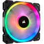 Купить ᐈ Кривой Рог ᐈ Низкая цена ᐈ Вентилятор Corsair LL140 RGB Twin Pack (CO-9050074-WW), 140x140x25мм, 4-pin, черный