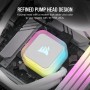 Купить ᐈ Кривой Рог ᐈ Низкая цена ᐈ Система водяного охлаждения Corsair iCUE H100i RGB Elite Liquid CPU Cooler White (CW-9060078