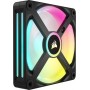 Купить ᐈ Кривой Рог ᐈ Низкая цена ᐈ Вентилятор Corsair iCUE Link QX120 RGB PWM (CO-9051001-WW), 120x120x25мм, 4-pin, черный