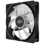 Купить ᐈ Кривой Рог ᐈ Низкая цена ᐈ Вентилятор DeepCool RF120W, 120х120х25 мм, 3-pin, 4-pin, черный с белым