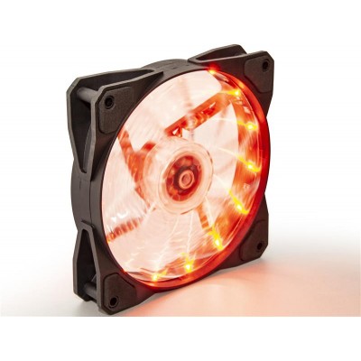 Купить ᐈ Кривой Рог ᐈ Низкая цена ᐈ Вентилятор Frime Iris LED Fan 15LED Orange (FLF-HB120O15); 120х120х25мм, 3-pin+4-pin