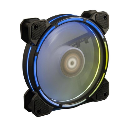 Купить ᐈ Кривой Рог ᐈ Низкая цена ᐈ Вентилятор Frime Iris LED Fan Think Ring RGB HUB (FLF-HB120TRRGBHUB16), 120х120х25 мм, 6-pin