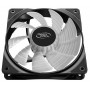 Купить ᐈ Кривой Рог ᐈ Низкая цена ᐈ Вентилятор DeepCool RF120FS, 120х120х25 мм, 3-pin, 4-pin, черный с белым