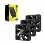 Купить ᐈ Кривой Рог ᐈ Низкая цена ᐈ Вентилятор Corsair iCUE Link RX120 PWM Triple Pack (CO-9051010-WW), 120x120x25мм, 4-pin, чер