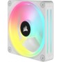 Купить ᐈ Кривой Рог ᐈ Низкая цена ᐈ Вентилятор Corsair iCUE Link QX120 RGB PWM White (CO-9051005-WW), 120x120x25мм, 4-pin, белый