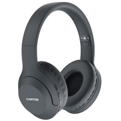 Купить ᐈ Кривой Рог ᐈ Низкая цена ᐈ Bluetooth-гарнитура Canyon BTHS-3 Dark grey (CNS-CBTHS3DG)