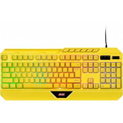 Купити Клавиатура 2E Gaming KG315 RGB USB Yellow Ukr (2E-KG315UYW)ᐈ Кривий Ріг ᐈ Замовити по низькій ціні