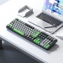 Купить ᐈ Кривой Рог ᐈ Низкая цена ᐈ Клавиатура Aula Mechanical F2088 PRO Black/Gray, plus 9 Green keys KRGD blue (6948391234892)