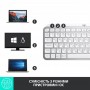 Купить ᐈ Кривой Рог ᐈ Низкая цена ᐈ Клавиатура беспроводная Logitech MX Keys Mini For Business Pale Gray (920-010609)