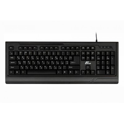 Купить ᐈ Кривой Рог ᐈ Низкая цена ᐈ Клавиатура Frime Office Keyboard Black USB (FKBB0123)