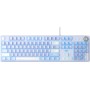 Купить ᐈ Кривой Рог ᐈ Низкая цена ᐈ Клавиатура Aula Mechanical F2088 PRO White/Violet, plus 9 Purple keys KRGD blue (69483912349