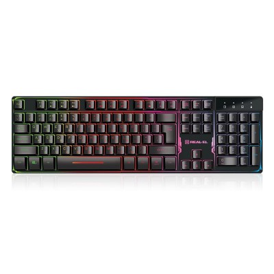 Купить ᐈ Кривой Рог ᐈ Низкая цена ᐈ Клавиатура REAL-EL Gaming 8700 Black