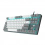 Купить ᐈ Кривой Рог ᐈ Низкая цена ᐈ Клавиатура Aula Mechanical F3287 White/Grey Keycap KRGD Blue (6948391240688)