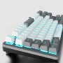 Купить ᐈ Кривой Рог ᐈ Низкая цена ᐈ Клавиатура Aula Mechanical F3287 White/Grey Keycap KRGD Blue (6948391240688)