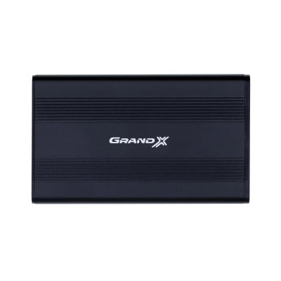 Купить ᐈ Кривой Рог ᐈ Низкая цена ᐈ Внешний карман Grand-X для подключения SATA HDD 2.5", USB 2.0, алюминий (HDE21)