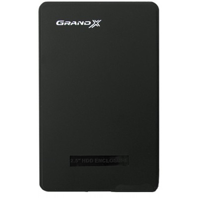 Купить ᐈ Кривой Рог ᐈ Низкая цена ᐈ Внешний карман Grand-X для подключения SATA HDD 2.5", USB 3.0, пластик (HDE32)